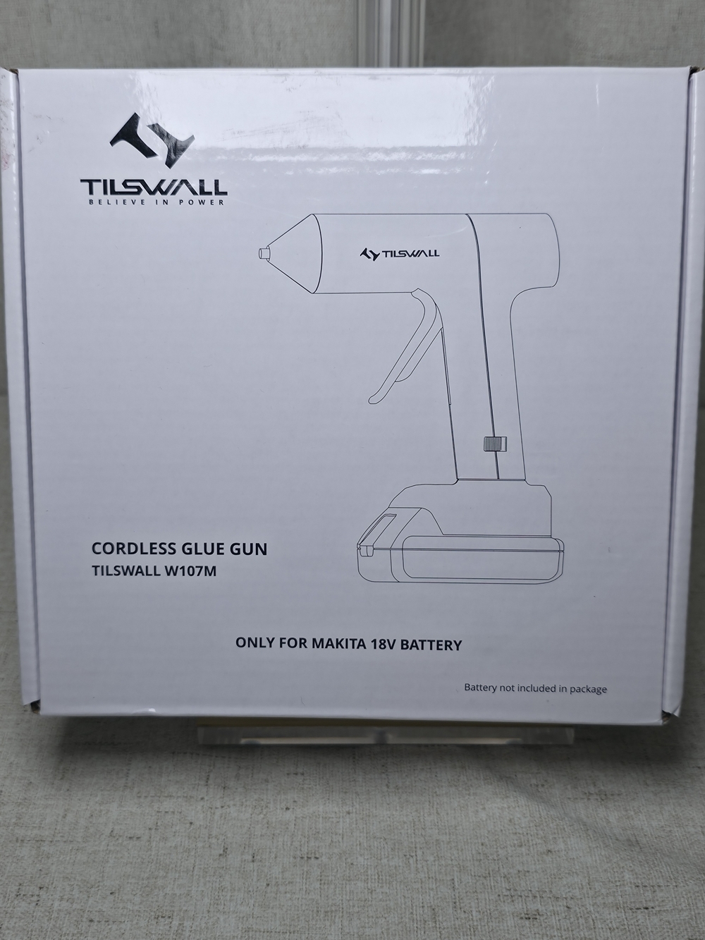 Tilswall Cordless Glue Gun in White